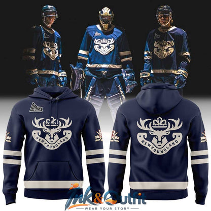 Newfoundland Regiment Honour The Past Hockey Hoodie