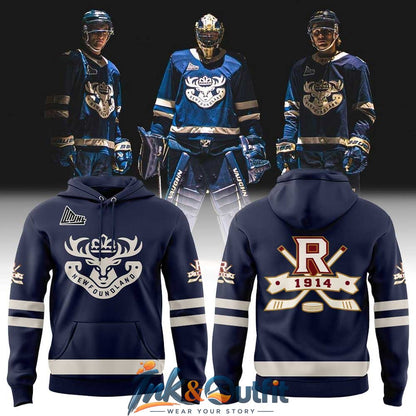 Newfoundland Regiment Honour The Past Hockey Hoodie