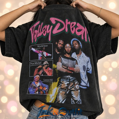 Neymar Vale Forever Fever Bling Shirt  Valley Dreams Graphic Tee with Wyclef Jean, Pras Michel and Lauryn Hill