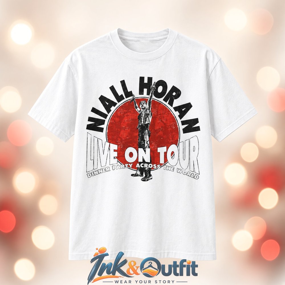 Niall Horan Dinner Party Across the World Shirt  Official 2026 Live On Tour Merch for Niall Horan Fans
