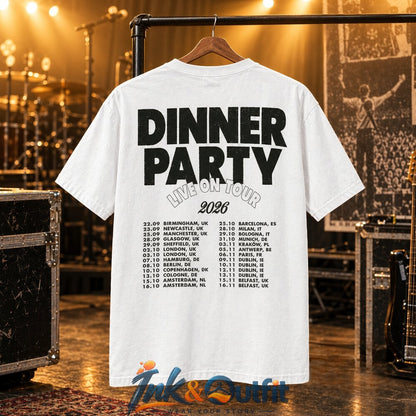 Niall Horan Dinner Party Across the World Shirt  Official 2026 Live On Tour Merch for Niall Horan Fans
