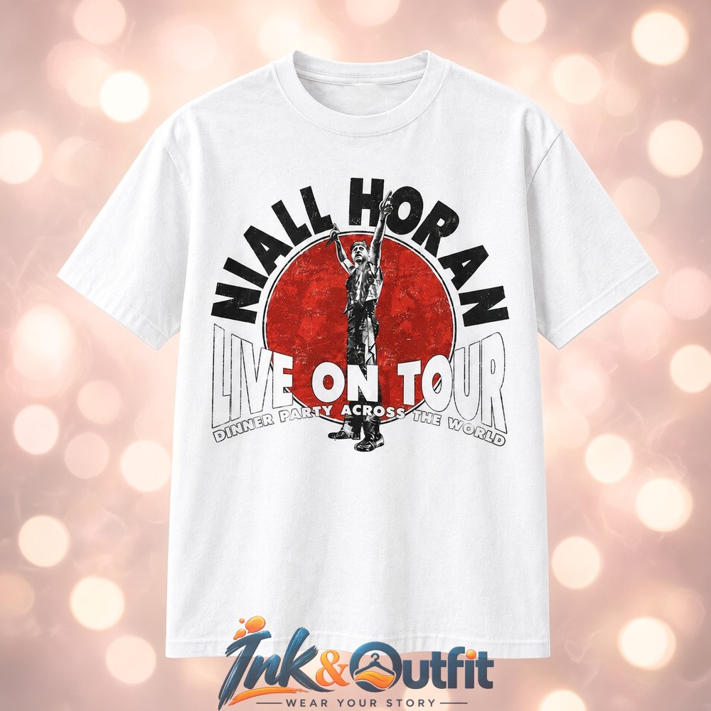 Niall Horan Dinner Party Across the World Shirt  Official 2026 Live On Tour Merch for Niall Horan Fans