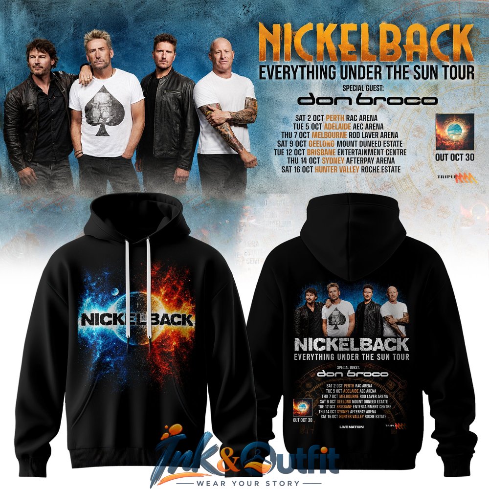 Nickelback Everything Under The Sun Tour Hoodie