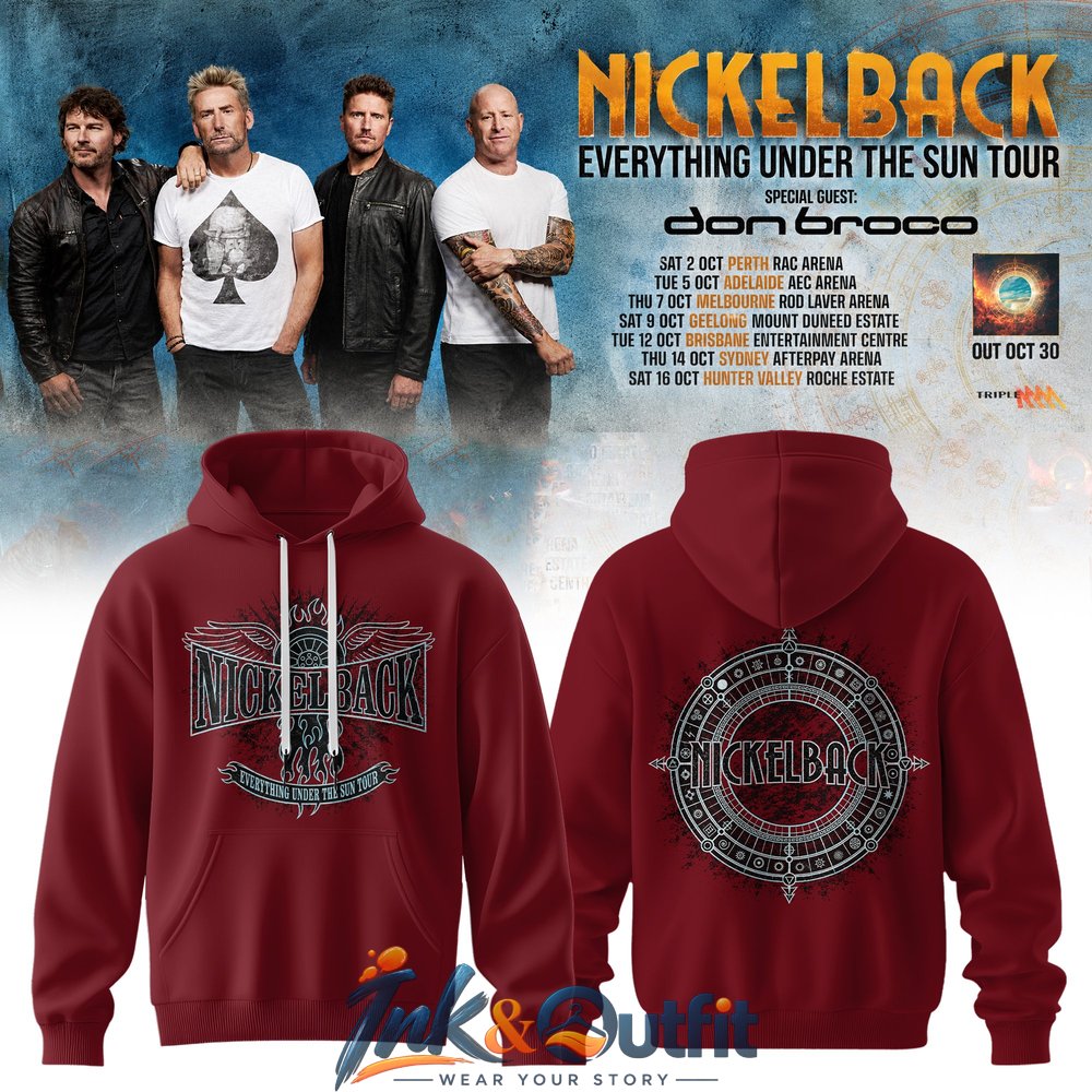 Nickelback Everything Under The Sun Tour Hoodie