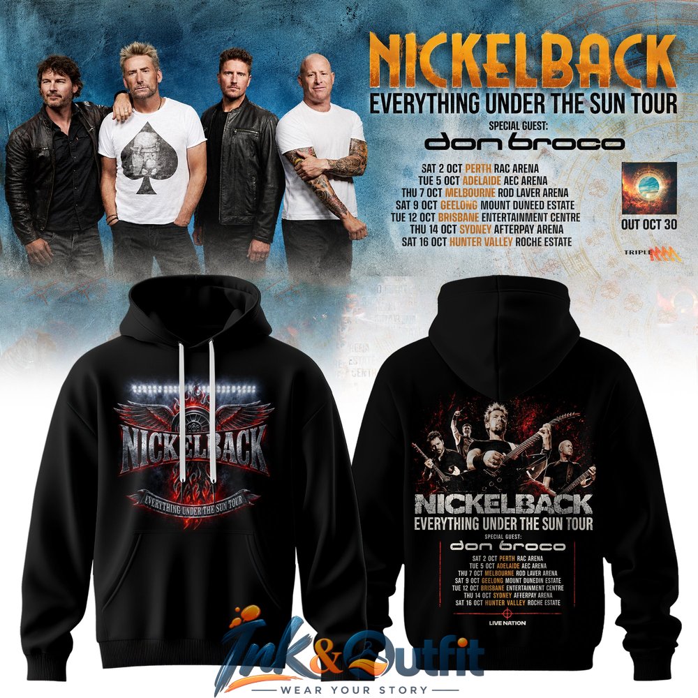Nickelback Everything Under The Sun Tour Hoodie