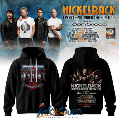 Nickelback Everything Under The Sun Tour Hoodie
