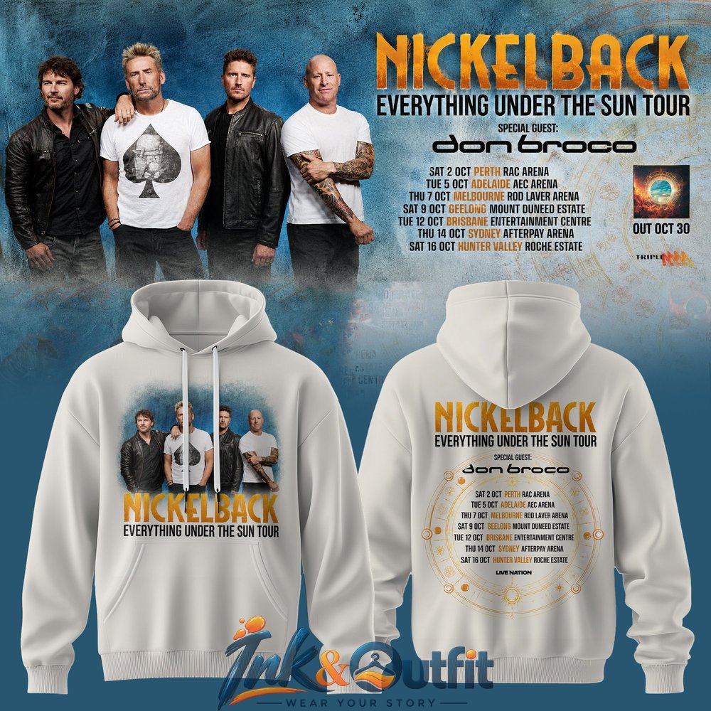 Nickelback Everything Under The Sun Tour Hoodie