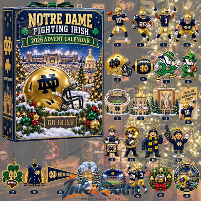 Notre Dame Fighting Irish 2026 Holiday Countdown Advent Calendar