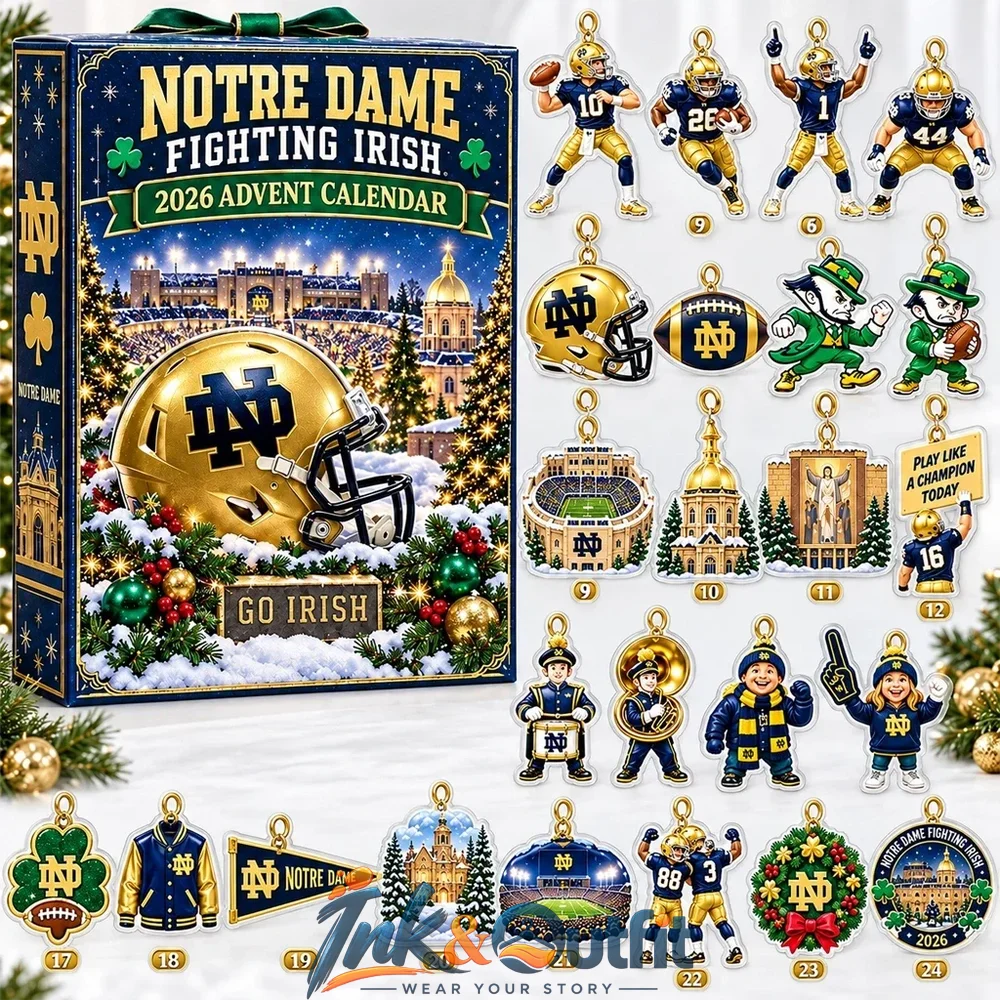 Notre Dame Football Advent Calendar 2026 Christmas Collectibles