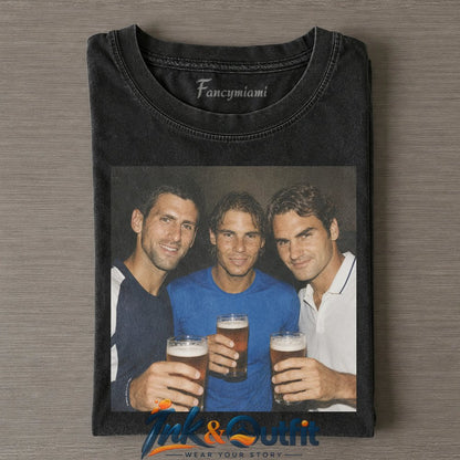 Novak Djokovic Rafael Nadal Roger Federer Tennis Legends Shirt