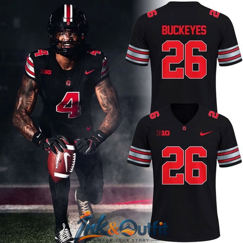 Ohio State Buckeyes 2026 Black Football Jersey