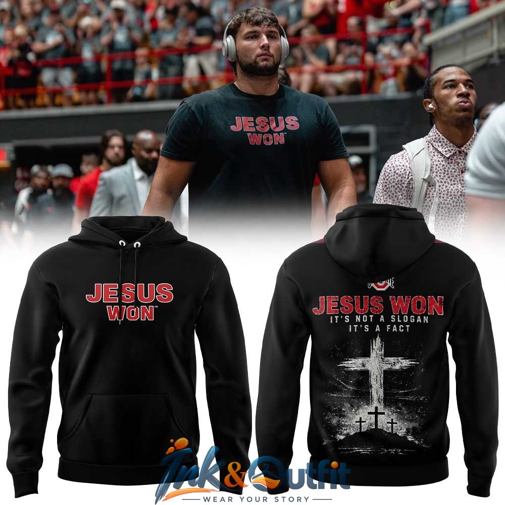 Ohio State Buckeyes Jesus Won Special Hoodie