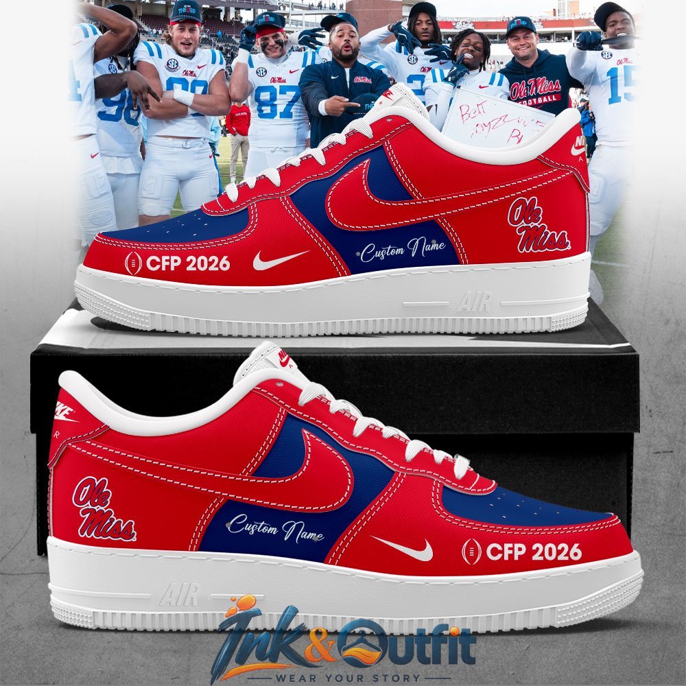 Ole Miss Rebels 2026 CFP Custom AF1