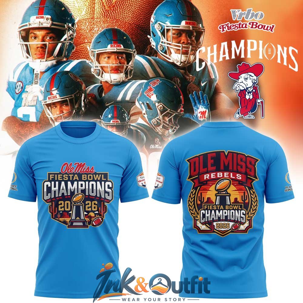 Ole Miss Rebels 2026 Fiesta Bowl Champions Shirt