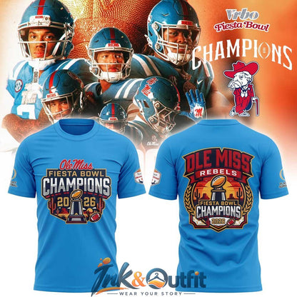 Ole Miss Rebels 2026 Fiesta Bowl Champions Shirt