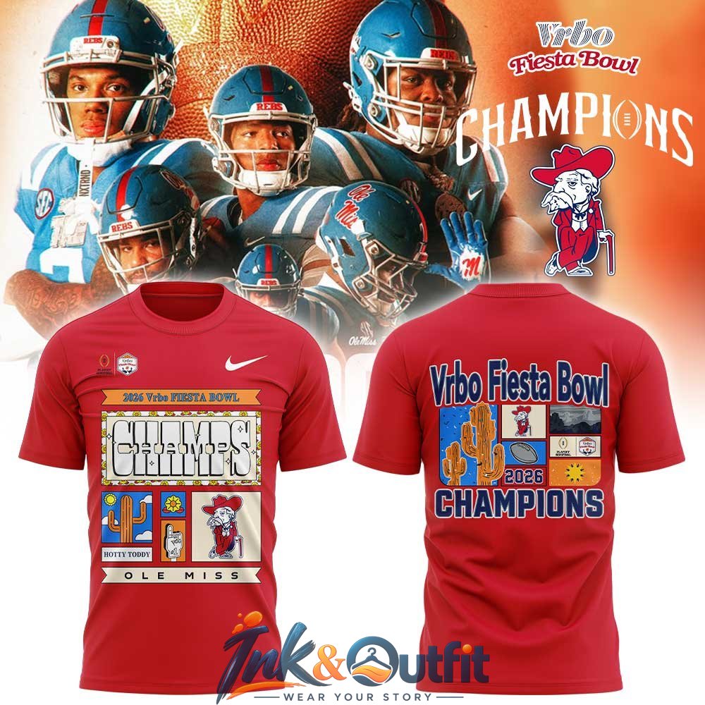 Ole Miss Rebels 2026 Fiesta Bowl Champions Shirt