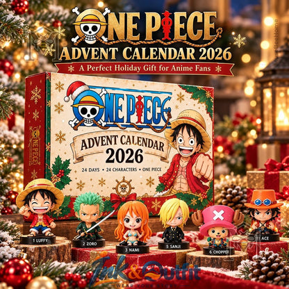 One Piece Anime 2026 Straw Hat Pirates Holiday Advent Calendar