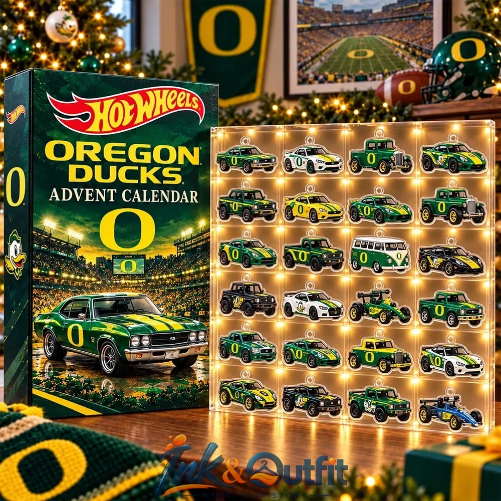 Oregon Ducks Hot Wheels Advent Calendar 2026