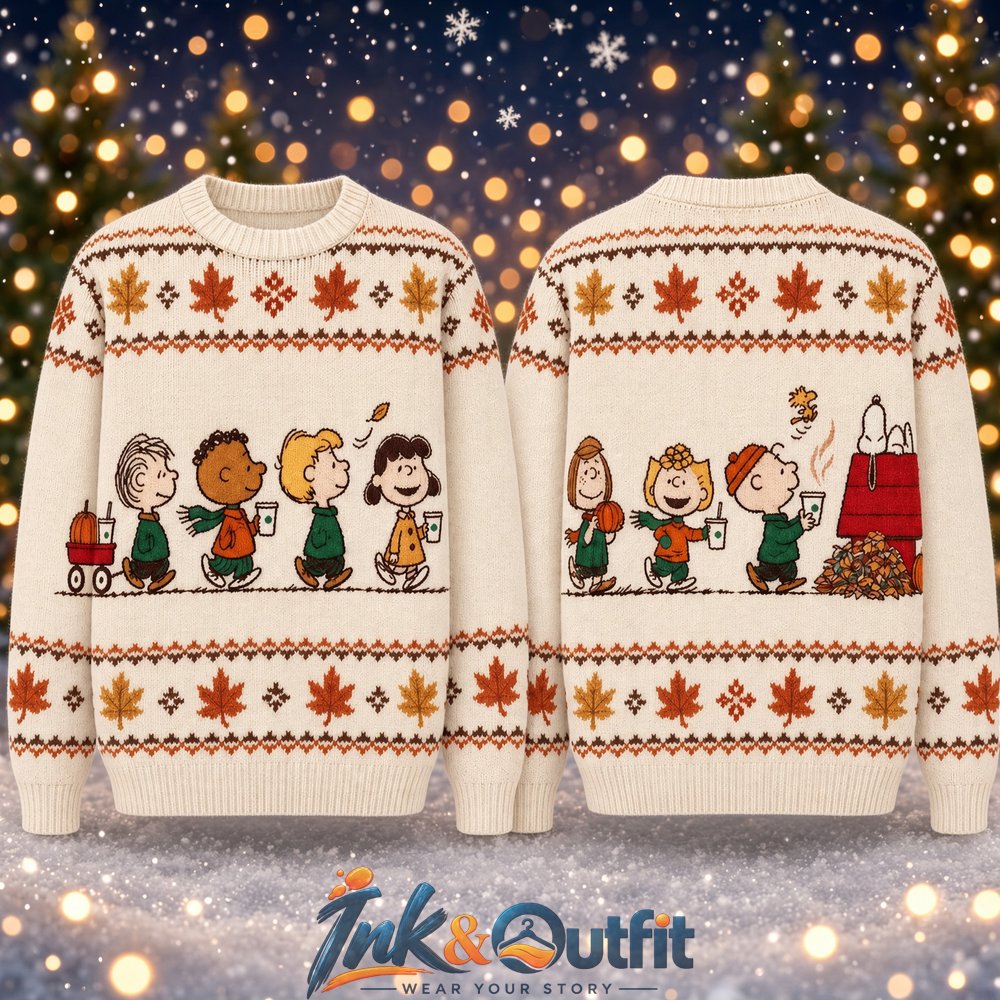 Peanuts Snoopy Autumn Ugly Christmas Sweater