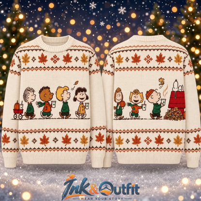 Peanuts Snoopy Autumn Ugly Christmas Sweater