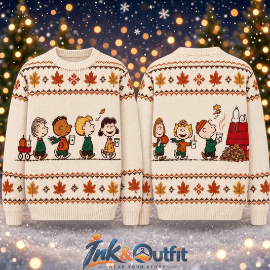 Peanuts Snoopy Autumn Ugly Christmas Sweater