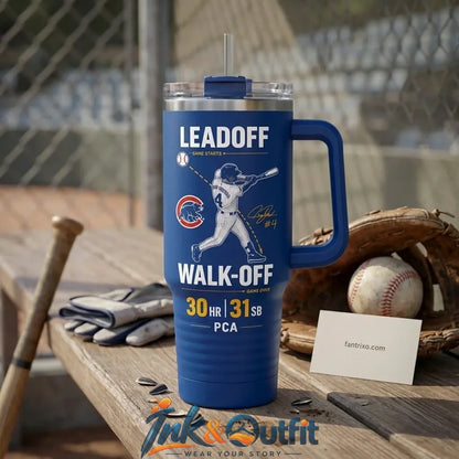 Pete Crow Armstrong Chicago Cubs Baseball Tumbler