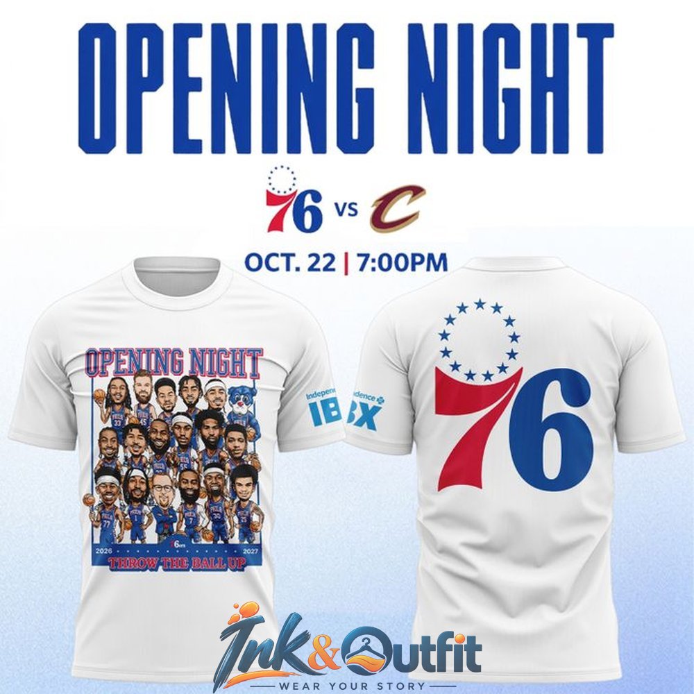 Philadelphia 76ers Opening Night 2026 Limited Edition Shirt