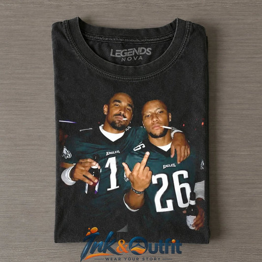 Philadelphia Eagles Jalen Hurts Saquon Barkley Shirt