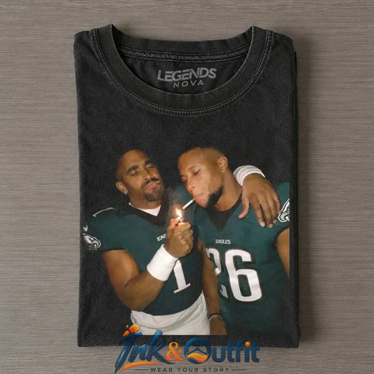 Philadelphia Eagles Jalen Hurts Saquon Barkley Shirt