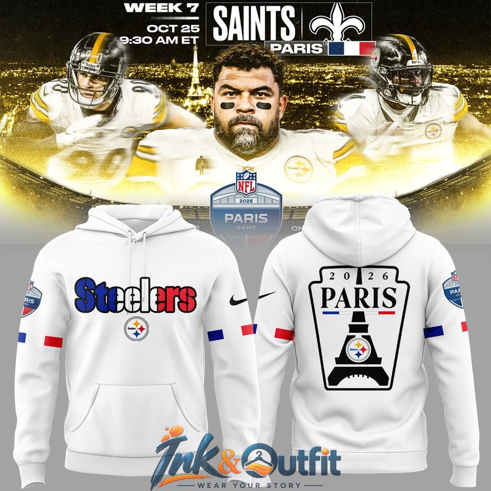 Pittsburgh Steelers Paris Game 2026 Hoodie