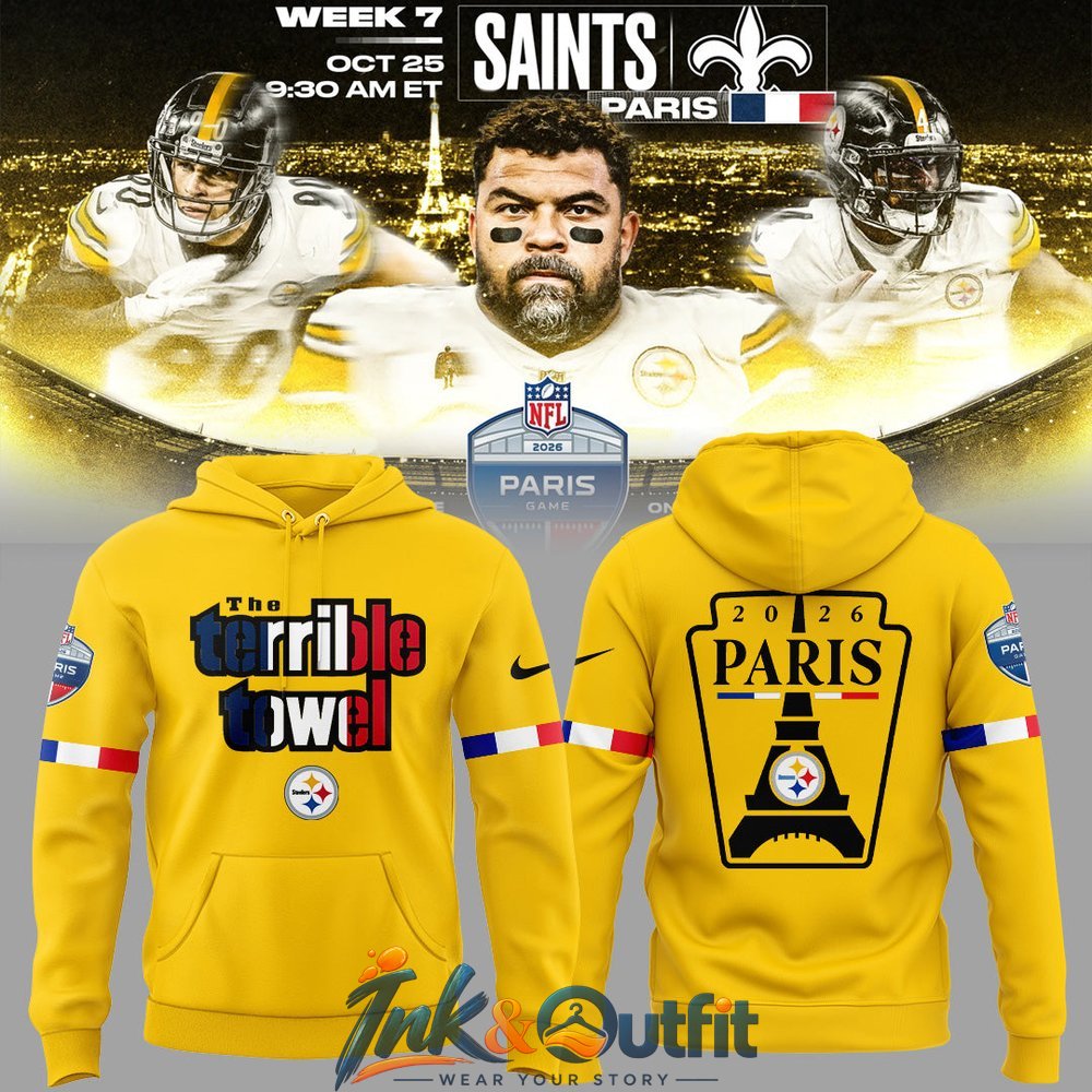 Pittsburgh Steelers Paris Game 2026 Hoodie
