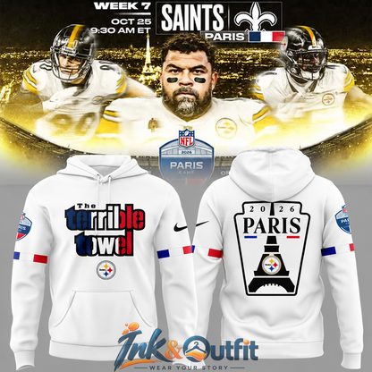 Pittsburgh Steelers Paris Game 2026 Hoodie
