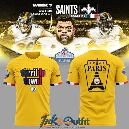 Pittsburgh Steelers Paris Game 2026 T Shirt