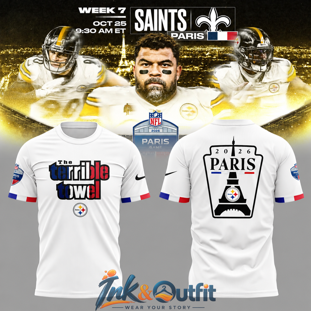 Pittsburgh Steelers Paris Game 2026 T Shirt