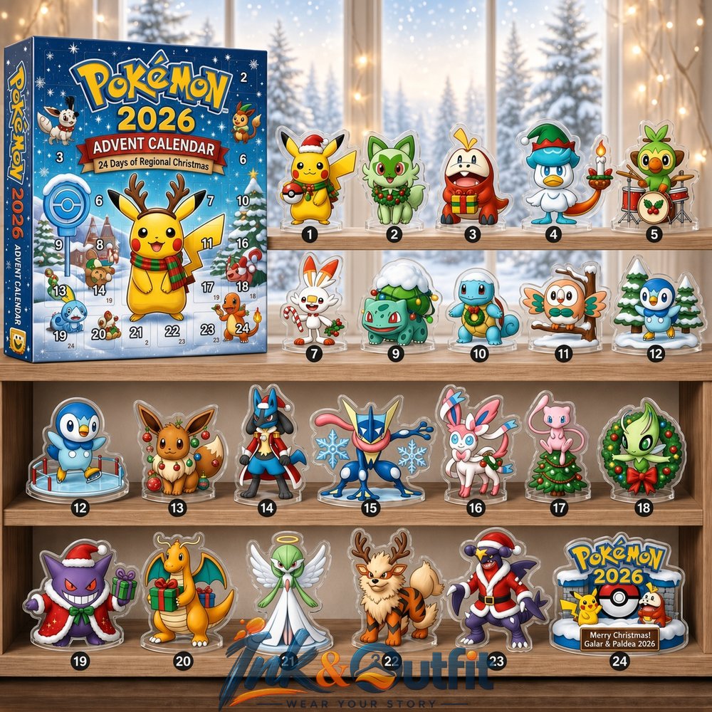 Pokemon Galar Paldea Christmas Calendar 2026