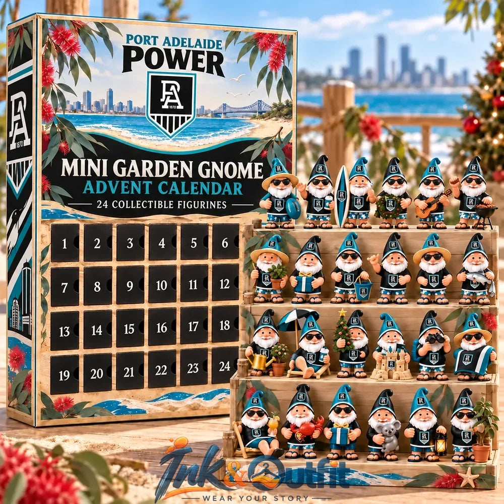 Port Adelaide Power AFL Mini Garden Gnome Advent Calendar 2026