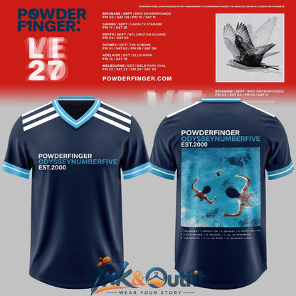 Powderfinger Live 2027 Tour Special Baseball Jersey