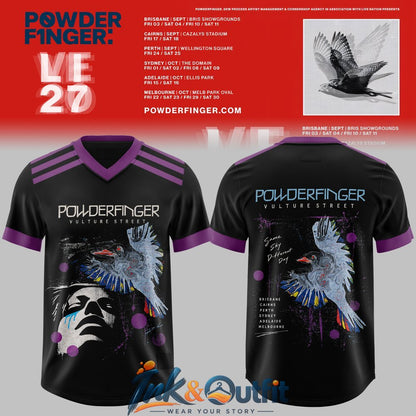 Powderfinger Live 2027 Tour Special Baseball Jersey