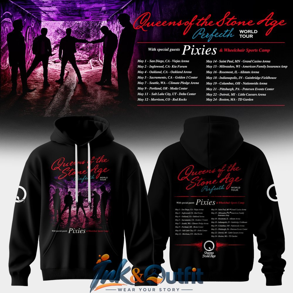 Queens of the Stone Age World Tour 2027 Hoodie
