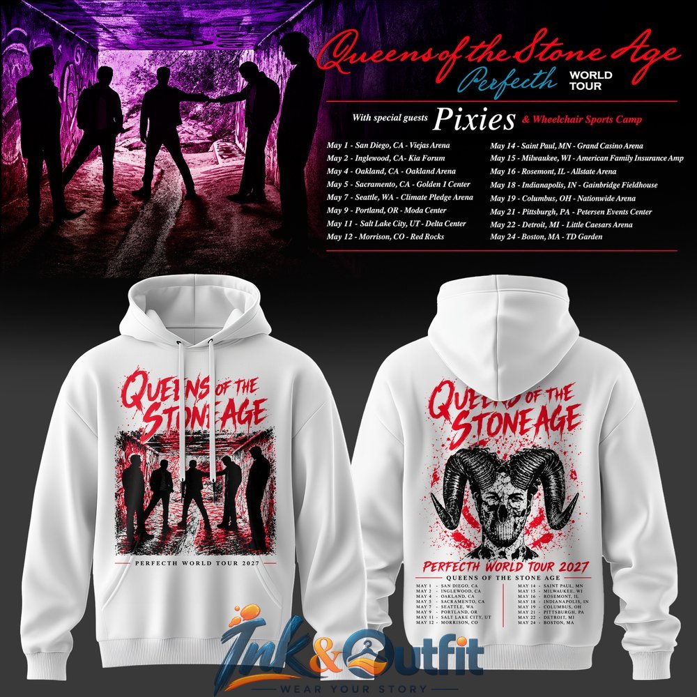 Queens of the Stone Age World Tour 2027 Hoodie