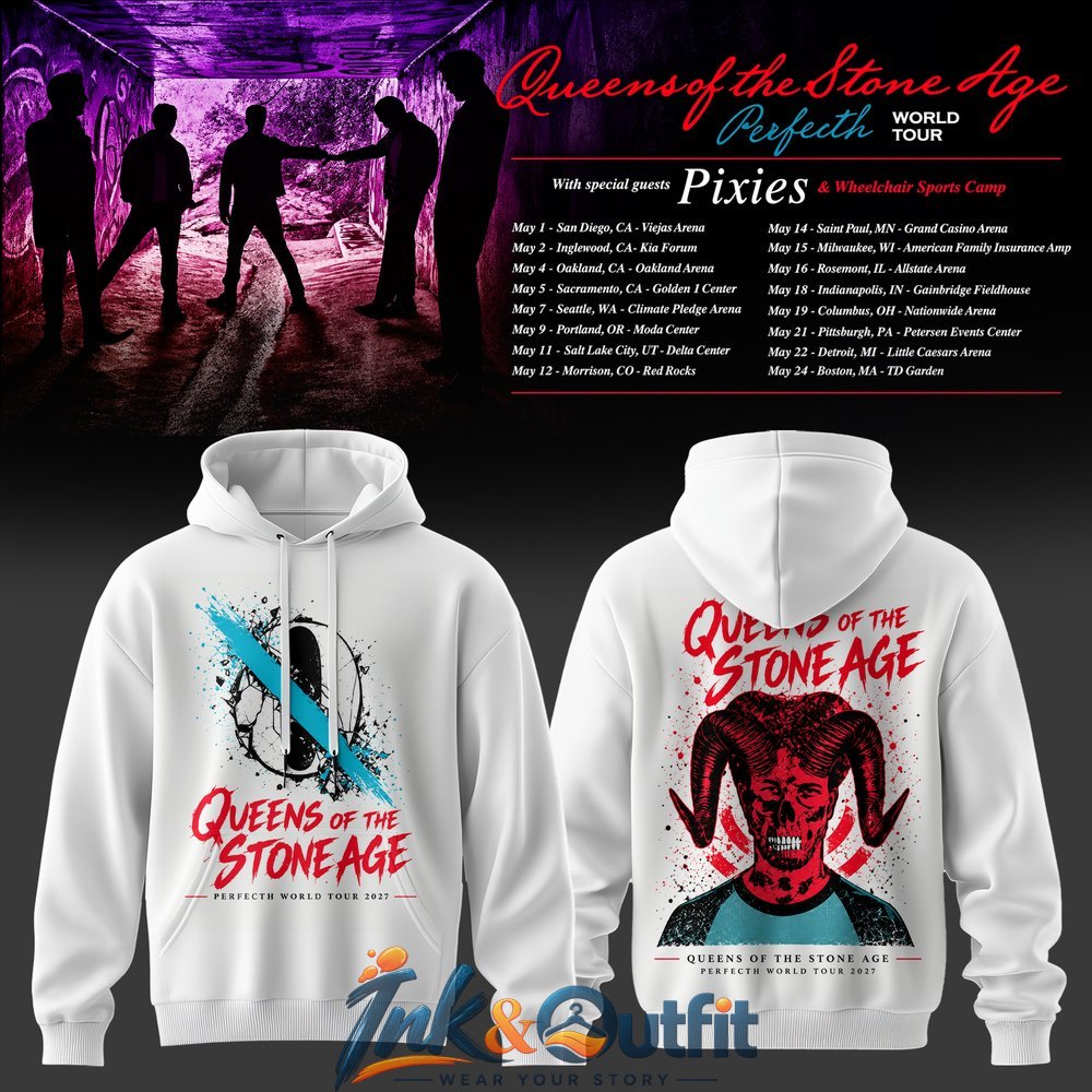 Queens of the Stone Age World Tour 2027 Hoodie
