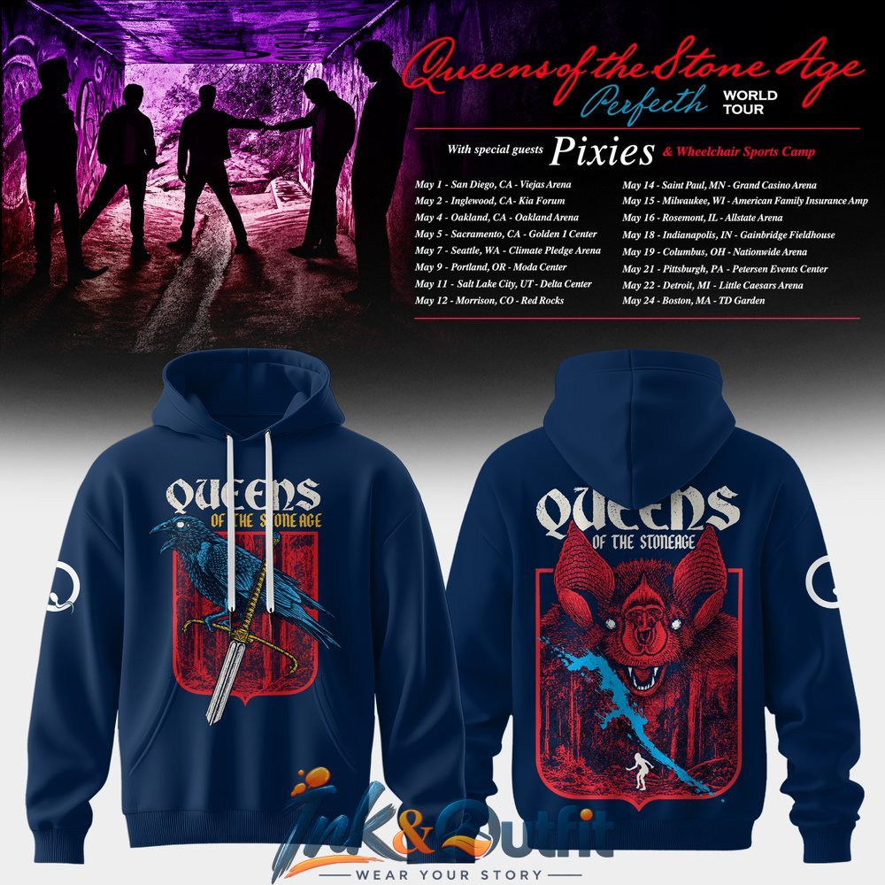 Queens of the Stone Age World Tour 2027 Hoodie