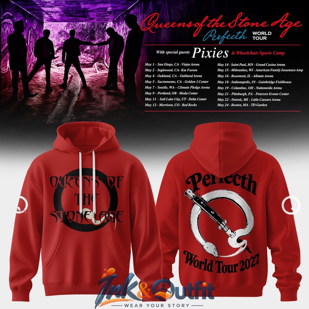 Queens of the Stone Age World Tour 2027 Hoodie