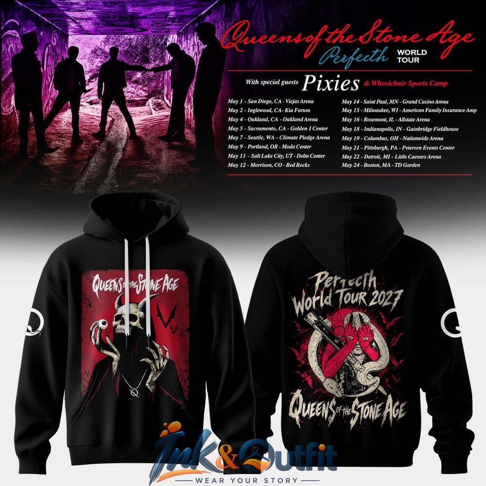 Queens of the Stone Age World Tour 2027 Hoodie