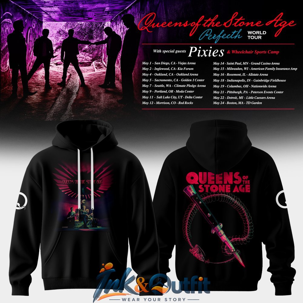 Queens of the Stone Age World Tour 2027 Hoodie