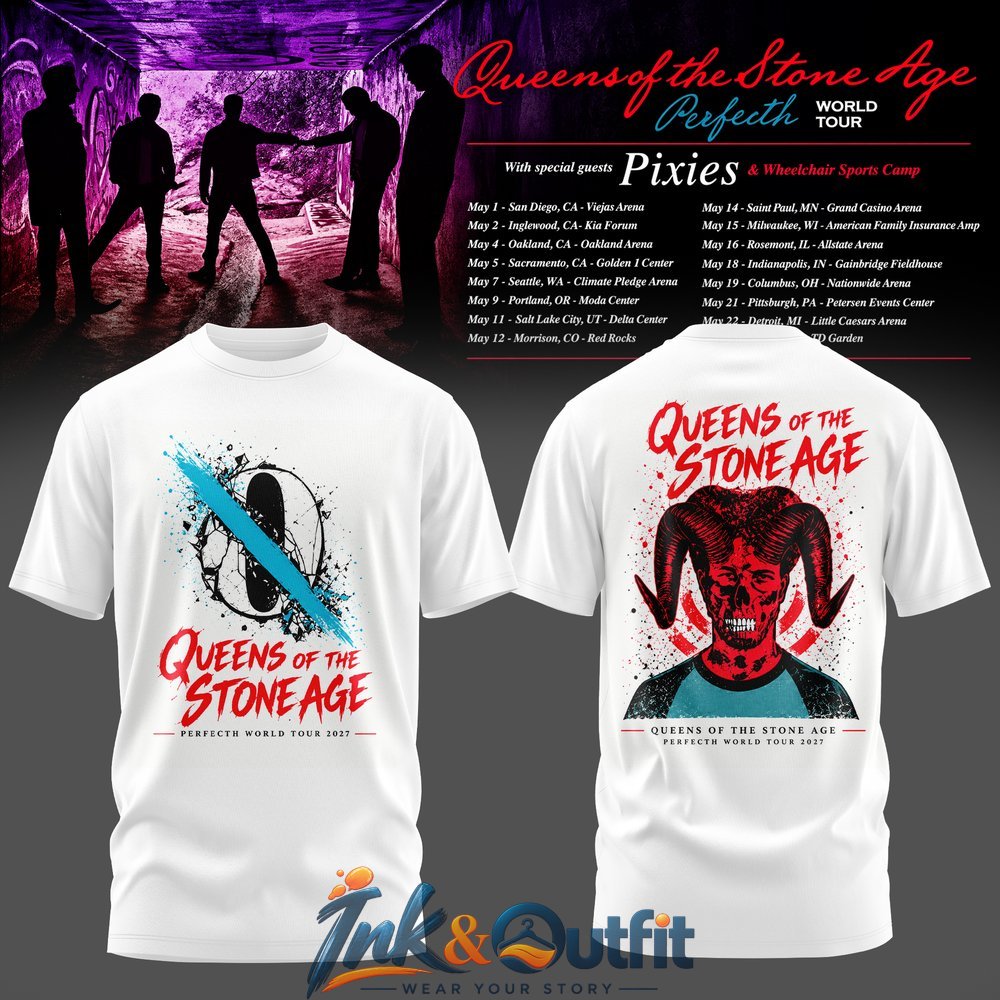 Queens of the Stone Age World Tour 2027 T Shirt