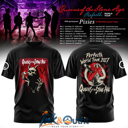 Queens of the Stone Age World Tour 2027 T Shirt