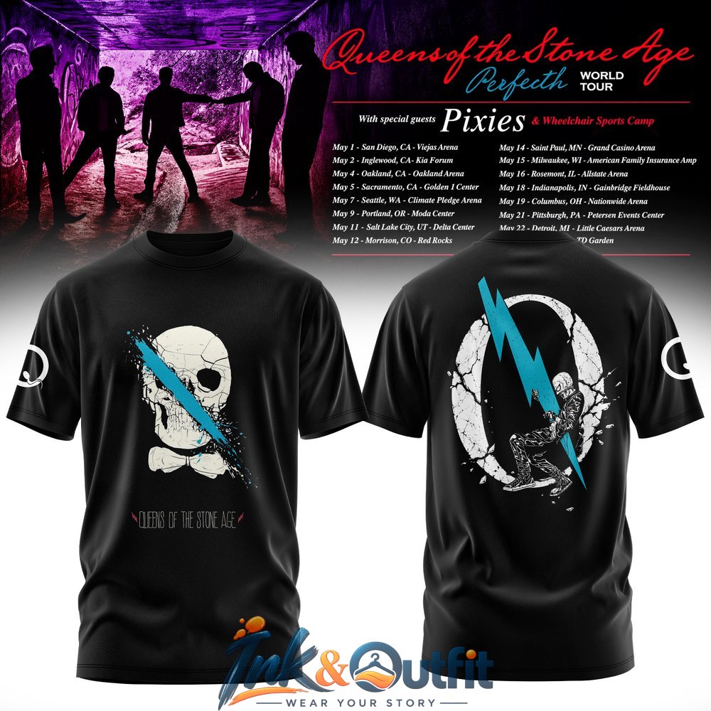 Queens of the Stone Age World Tour 2027 T Shirt