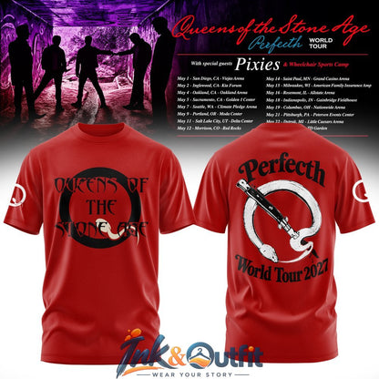 Queens of the Stone Age World Tour 2027 T Shirt