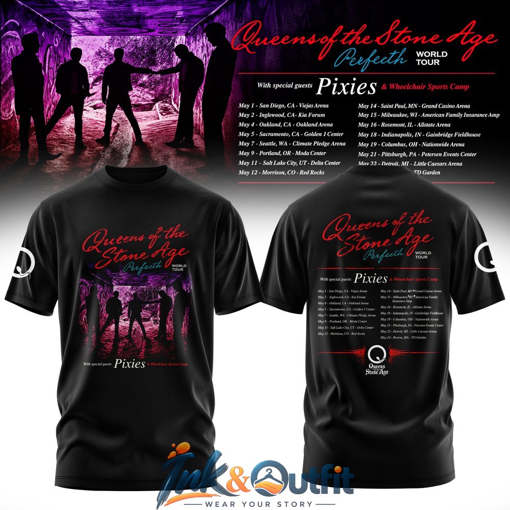 Queens of the Stone Age World Tour 2027 T Shirt
